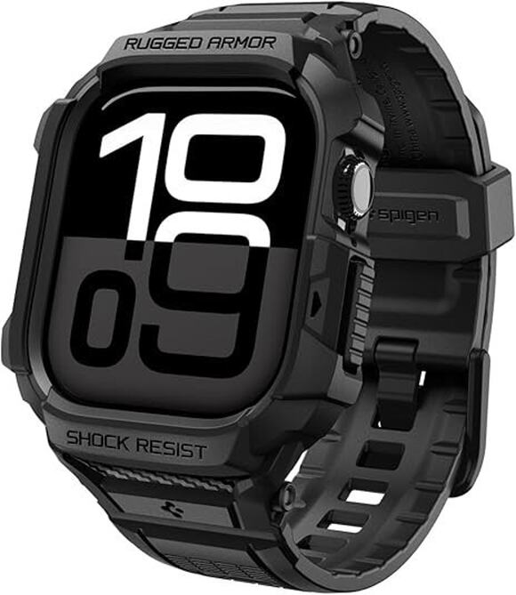 Spigen Other - Spigen Apple Watch Series 10 42mm Rugged Armor Pro Case Matte Black NIB